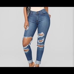 NEWvFashion Nova Show Off Jeans Size 0